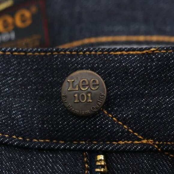 Lee 101Z W30 L34 Men's Jeans 13 3/4oz Japanese Selvedge Made in Italy Sanforized - Picture 5 of 16